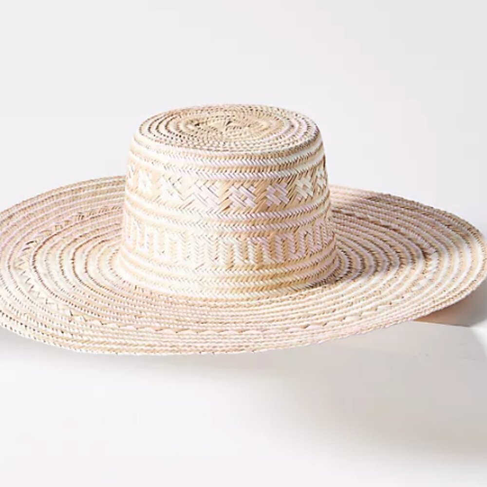 Washein Seashell Boater Hat